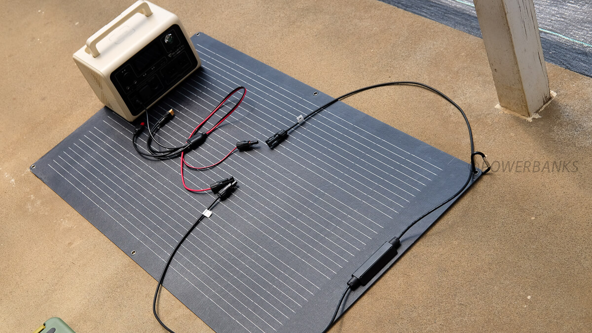 EcoFlow 100W据置型ソーラーパネル(柔性)実機レビュー | POWERBANKS