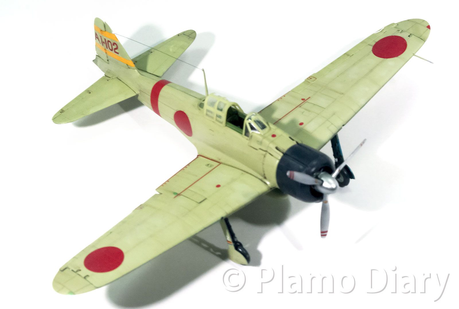 プラモ日記 » 日本海軍・零式艦上戦闘機21型 フルアクション その5 完成!!