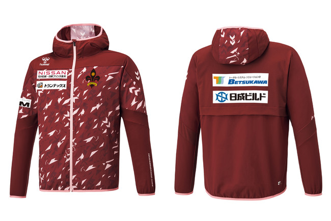 ツエーゲン金沢のフルスポンサー付きヒュンメルトレーニングウェアを