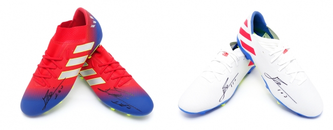 6度目バロンドール受賞記念 リオネル・メッシ公認の直筆サイン入り限定