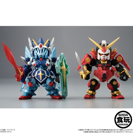 CONVERGEスタイルで、SDガンダムキャラクターを立体化。 食玩・FW
