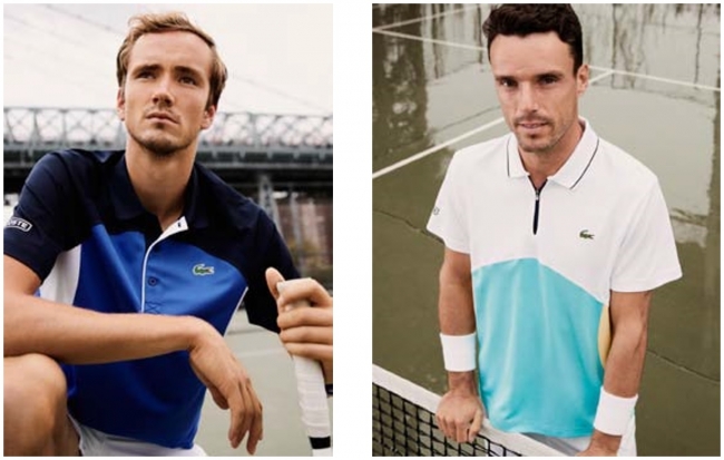 ラコステが2020 SSモデルのノバク・ジョコビッチ選手およびラコステ