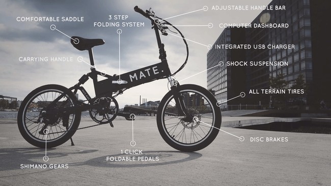 街乗りに特化したスタイリッシュなe-BIKE〈MATE CITY〉登場。 | 株式