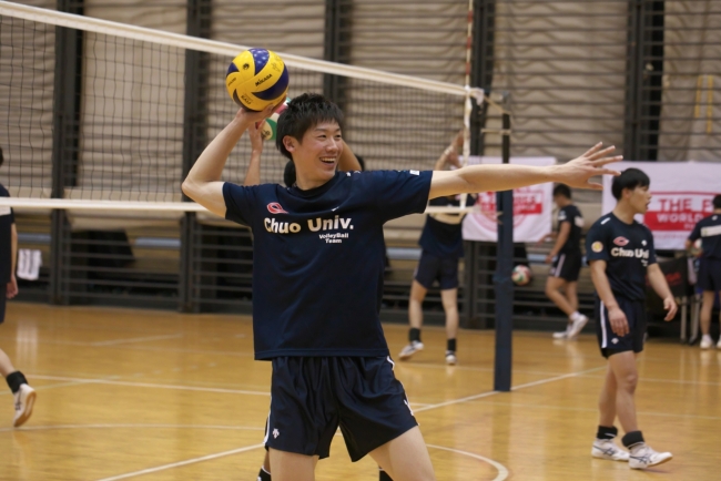 中央大学男子バレーボール部のプロジェクト「“THE FUTURES” WORLD