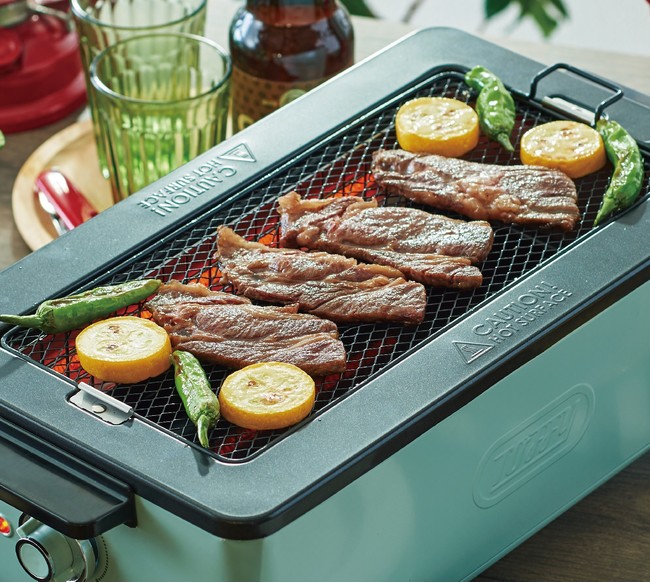 Toffyキッチン家電シリーズから、煙を気にせず本格的なおうち焼肉が