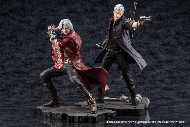 デビル メイ クライ 5】ARTFX Jシリーズ「ネロ」「ダンテ」フィギュア