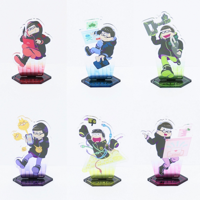 ACOSより描き下ろしコラボ「おそ松さん」アクリルキーホルダー&缶