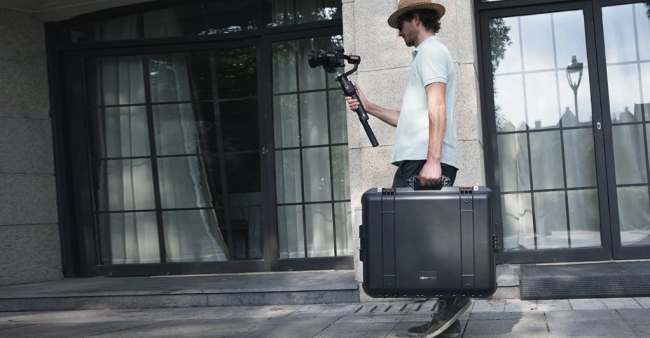 人気カメラスタビライザー DJI Ronin-S を組み立てたまま収納可能！PGY