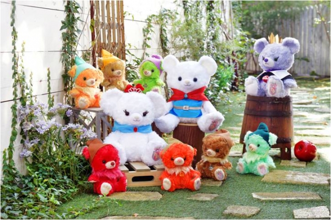 ユニベアシティ 七人のこびと トロッコ付き ユニベア 7人のこびと