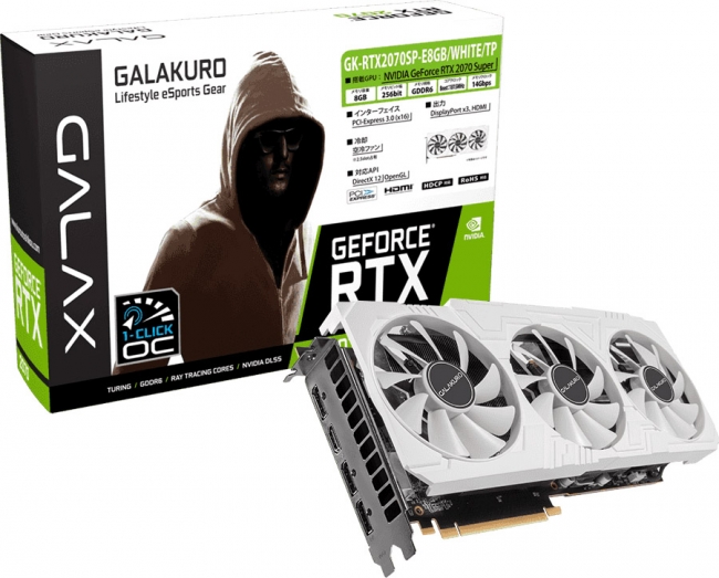 GeForce RTX 2070 SUPERグラフィックボード PCパーツブランド「玄人