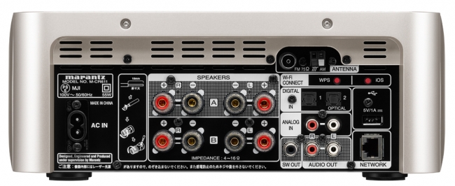 マランツ ハイレゾ対応ネットワークCDレシーバー「M-CR611」を発表