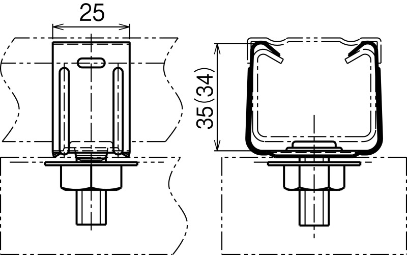 開口上向き用器具取付金具 | ネグロス電工商品情報サイト