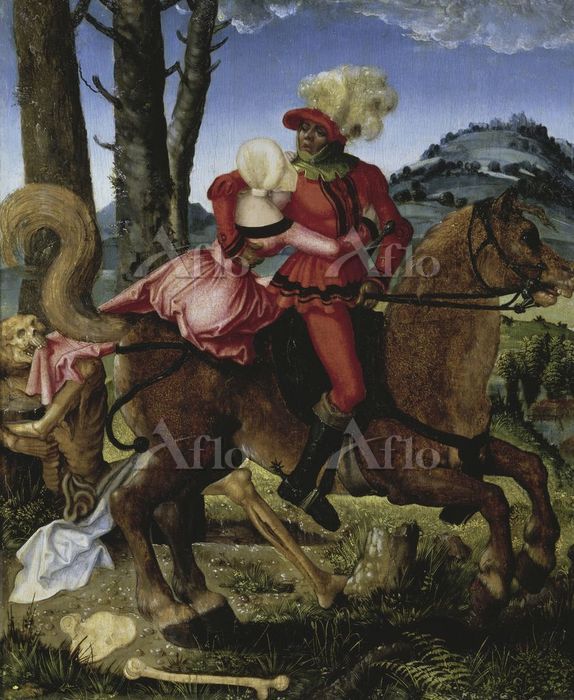 ハンス・バルドゥング 「騎士と若い女と死」 [4976887]のアート作品
