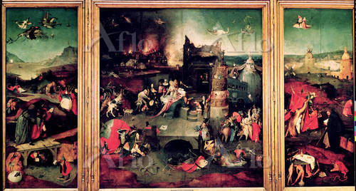 ヒエロニムス・ボス 「聖アントニウスの誘惑」 [75145]のアート作品