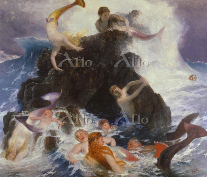 アルノルト・ベックリン 「戯れる人魚たち」 [4969499]のアート作品