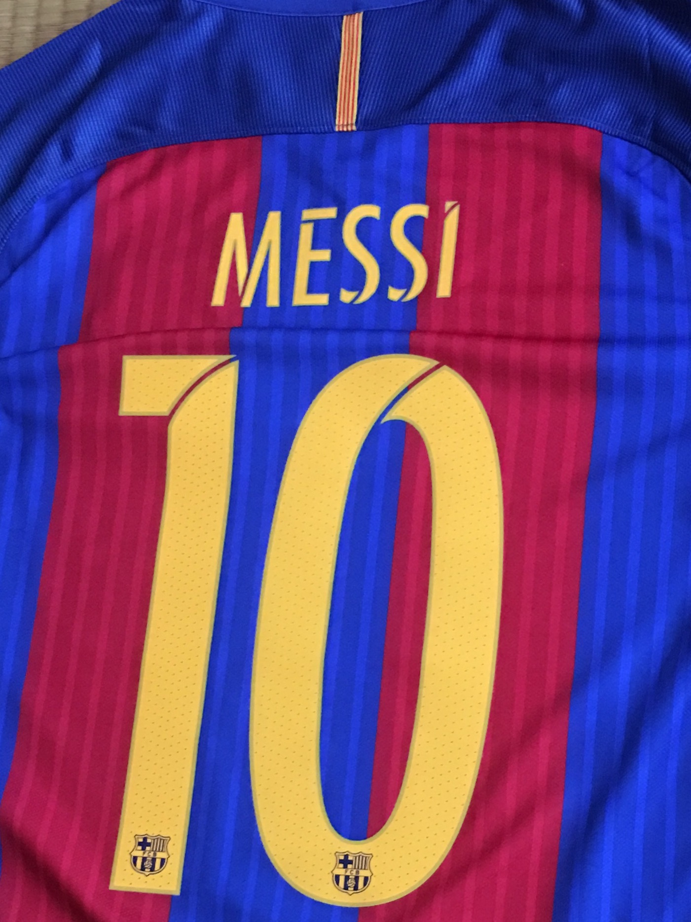 NIKE FCバルセロナ 16/17 ユニフォーム ホーム 半袖 レプリカ【胸