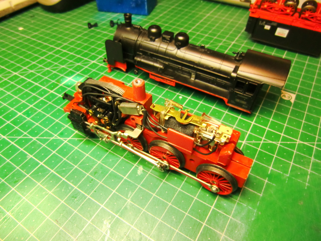 ▽HO/16番ゲージ「メルクリン BR38 3098蒸気機関車 修理」 – 作業履歴