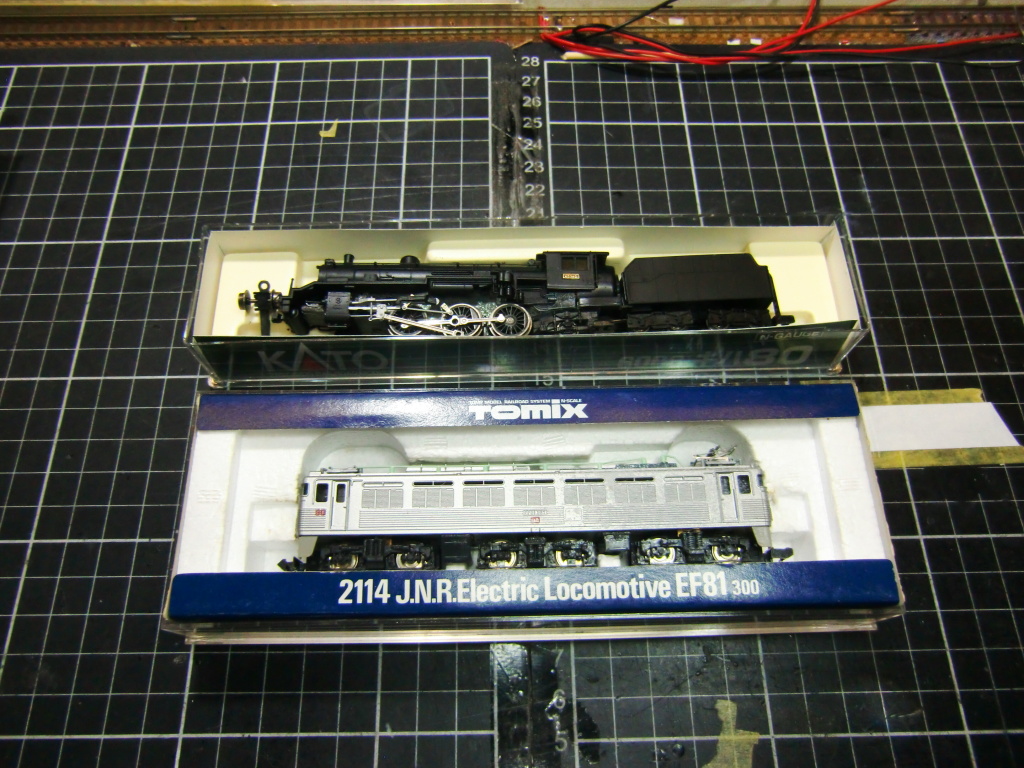 ▽HO/16番ゲージ「カツミ C62修理＋N機関車」 – 作業履歴