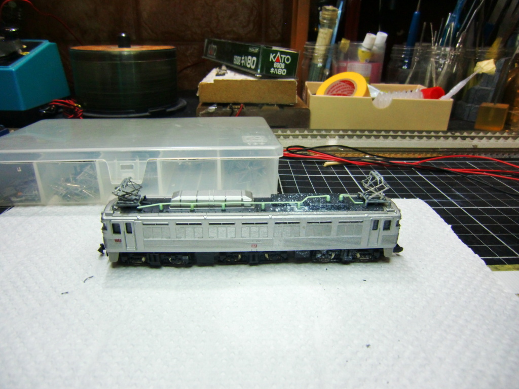 ▽HO/16番ゲージ「カツミ C62修理＋N機関車」 – 作業履歴