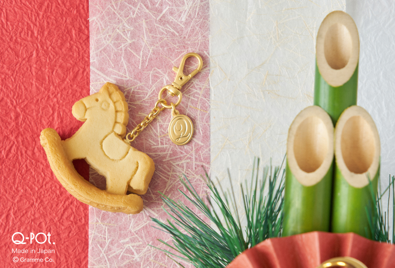 Q-pot. 2026 Happy Bag 木馬/焼きたてクッキーバッグチャーム Q-pot