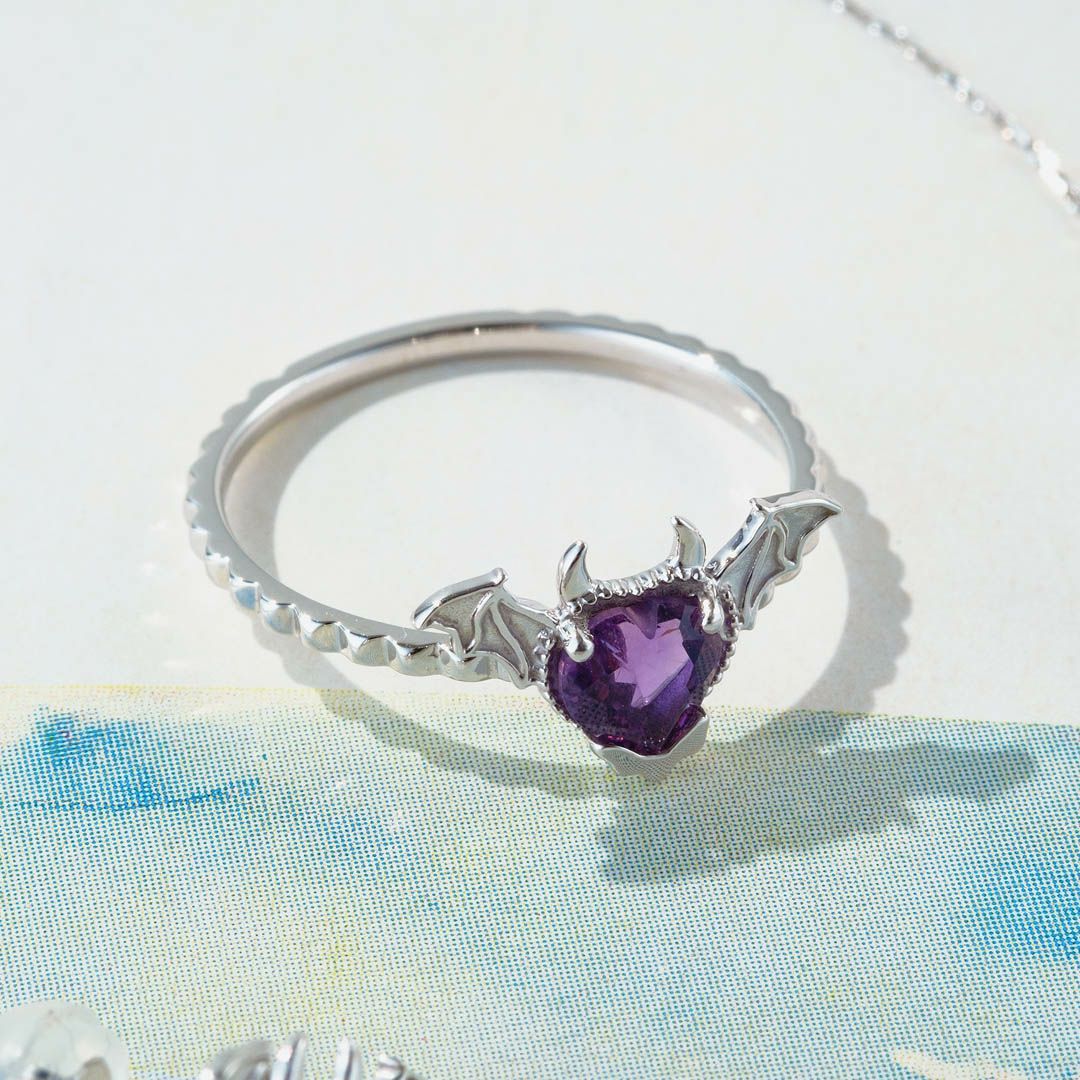 K10 メルティー デビルハート リング | Q-pot. ONLINE SHOP