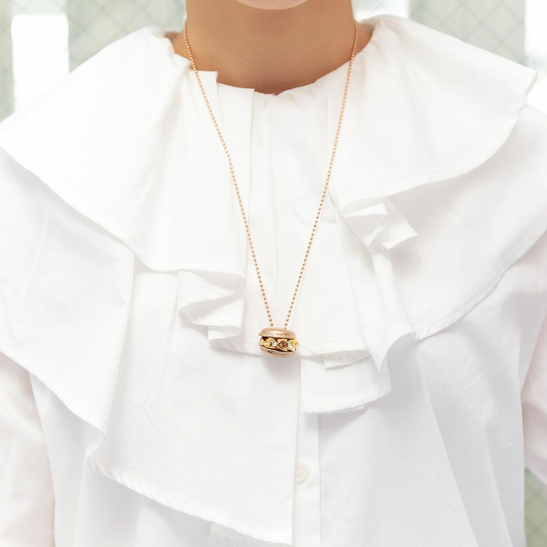 エラベルシアワセ ニッケルフリー ボールチェーン ネックレス (60cm