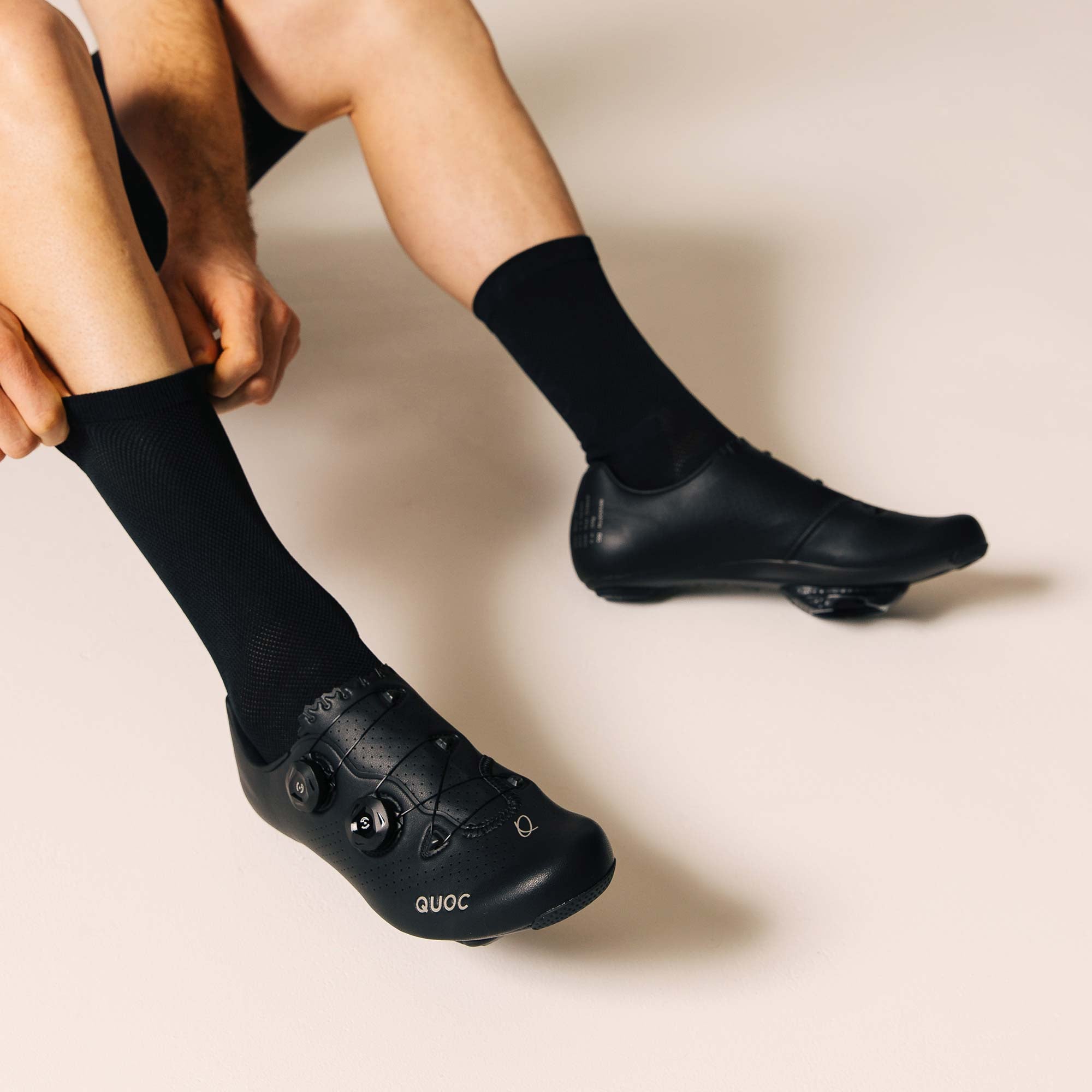 Mono II Race-Grade Road Cycling Shoe - Black | QUOC