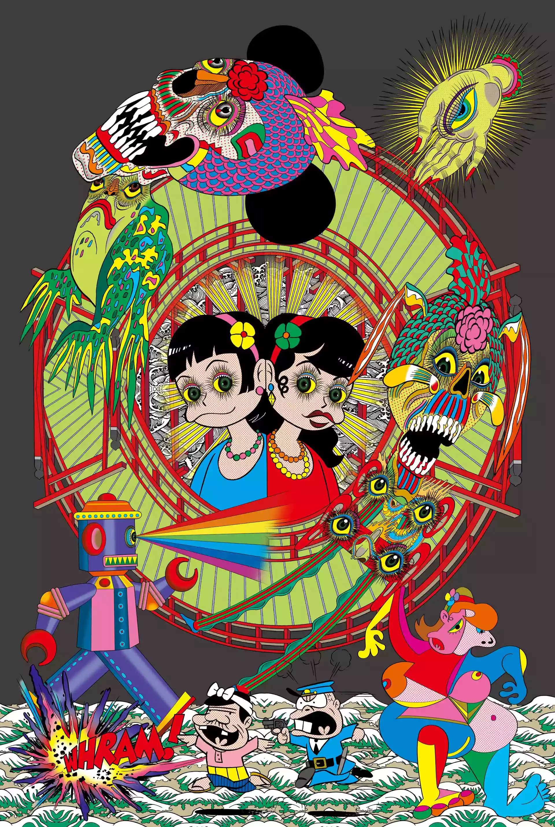 田名網敬一と赤塚不二夫がスペシャルコラボレーション・渋谷パルコにて