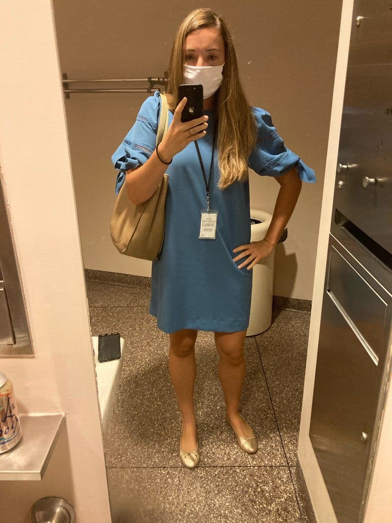 Riverside Blue Shift Dress by See by Chloé | Rent the Runway