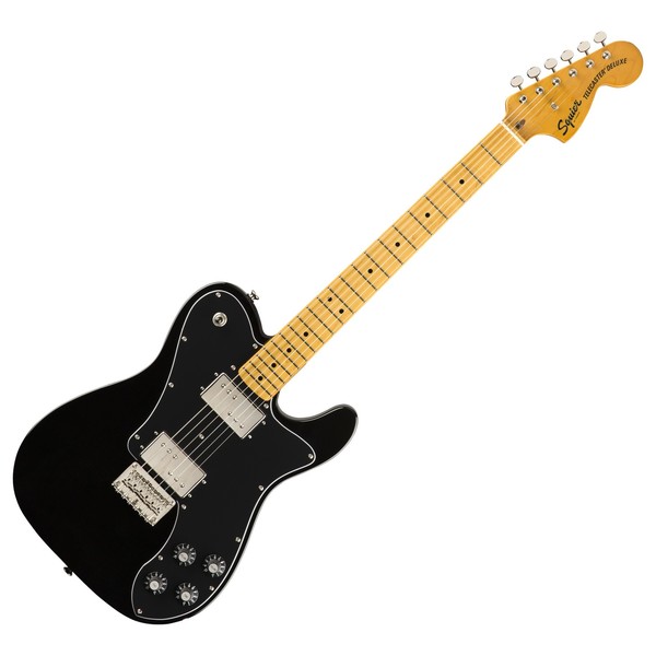 Squier Classic Vibe 70s Telecaster Deluxe MN, Black at Gear4music