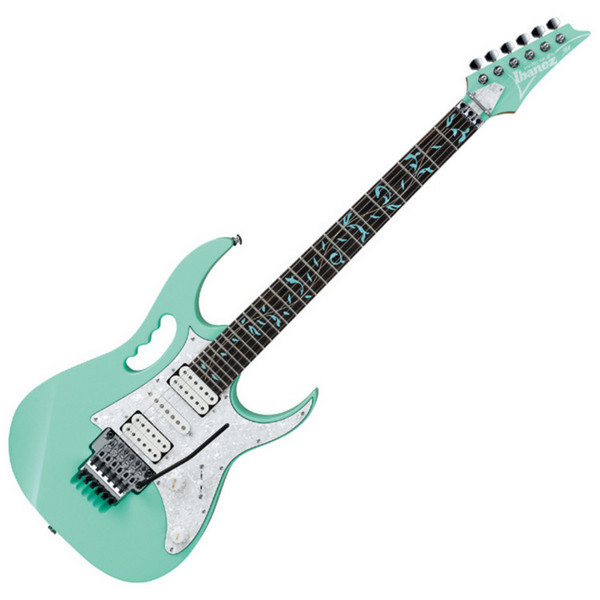 DISC Ibanez Premium Steve Vai JEM70V Electric Guitar, SFG + FREE