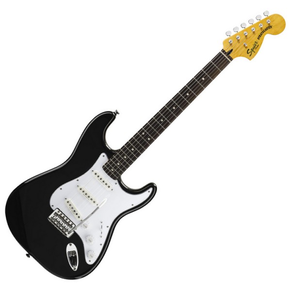 Squier Vintage Modified Stratocaster Guitar, Black at Gear4music
