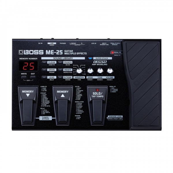 Boss ME-25 Guitar Effects Processor at Gear4music