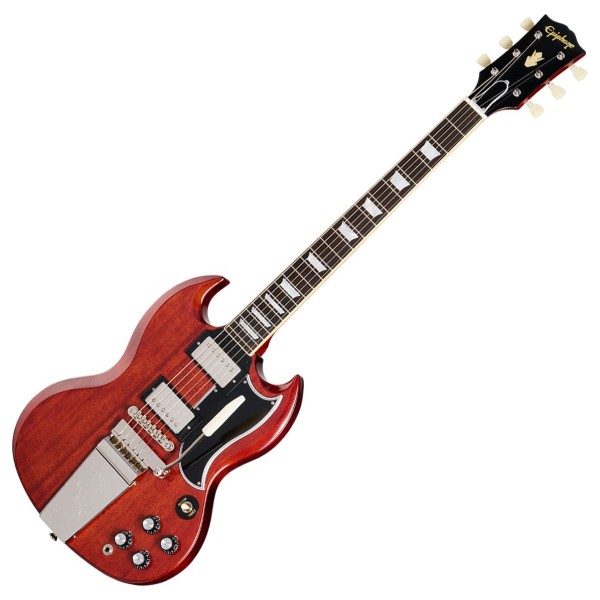 Epiphone 1964 SG Standard with Maestro Vibrola Reissue, Cherry Red