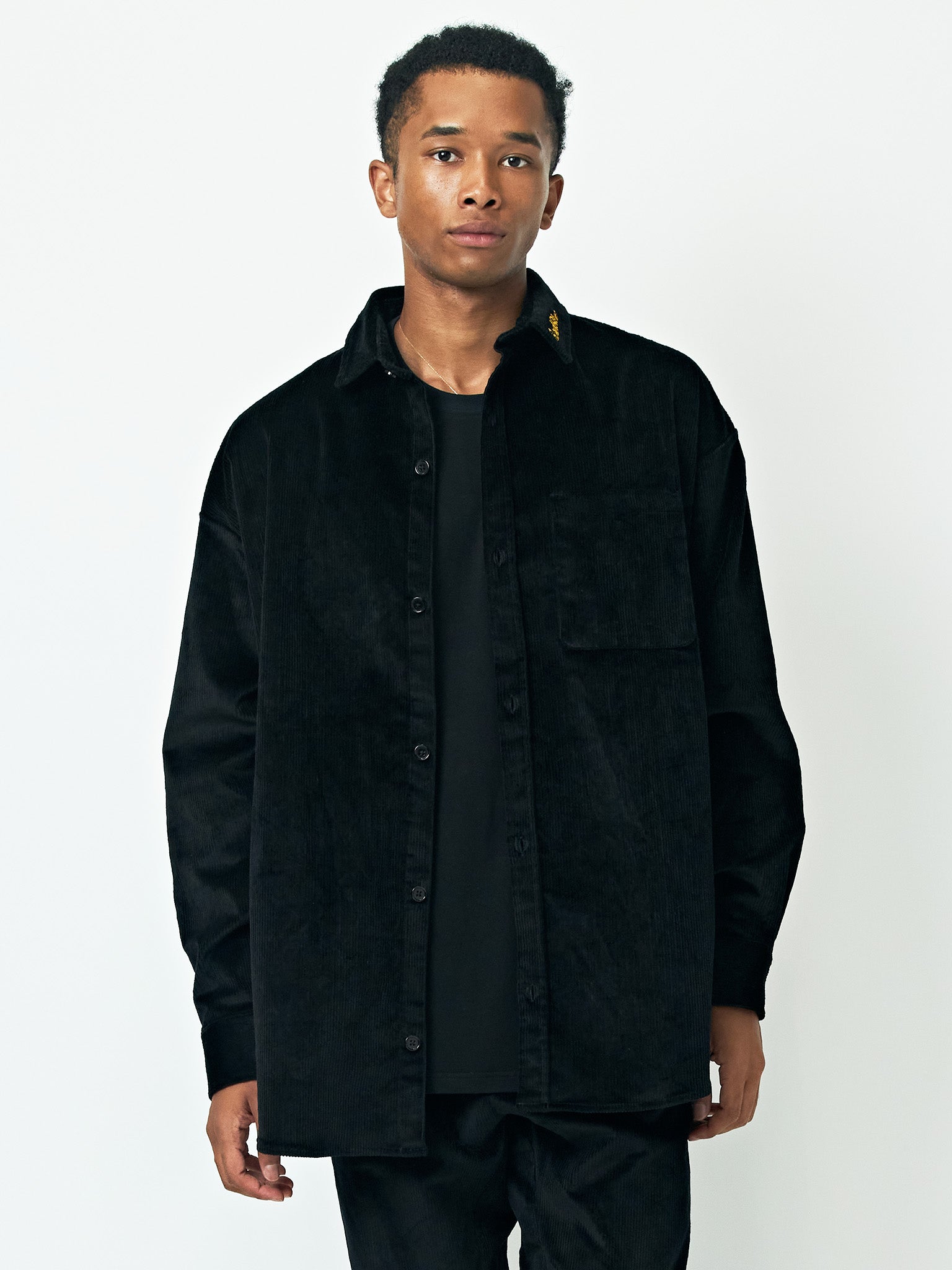 コーデュロイオーバーシャツ