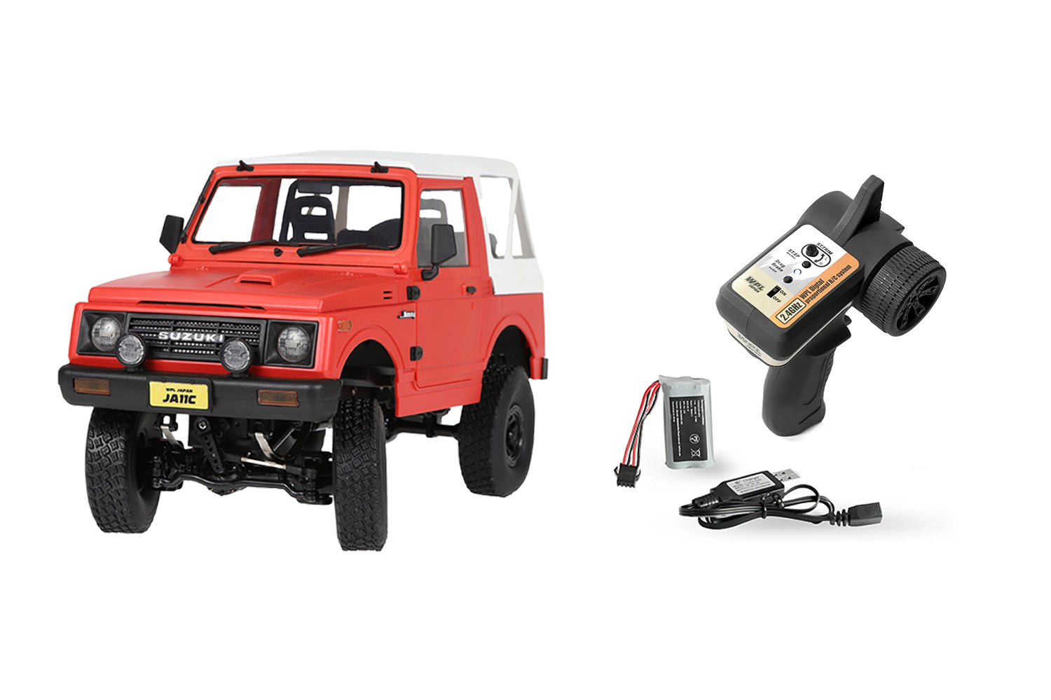 r-wpl-c74-1-red] / WPL JAPAN / スズキ ジムニー(JA11C) C74-1 RTR