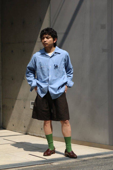 Unlikely OPEN COLLAR WORK CHAMBRAY WITH FLOWER - Blog