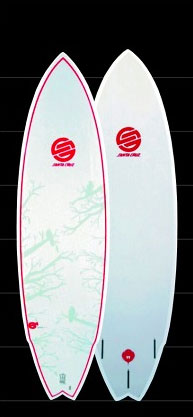 美品 サンタクルーズ 6.6 ADAMモデル タフライト サーフテック 美品