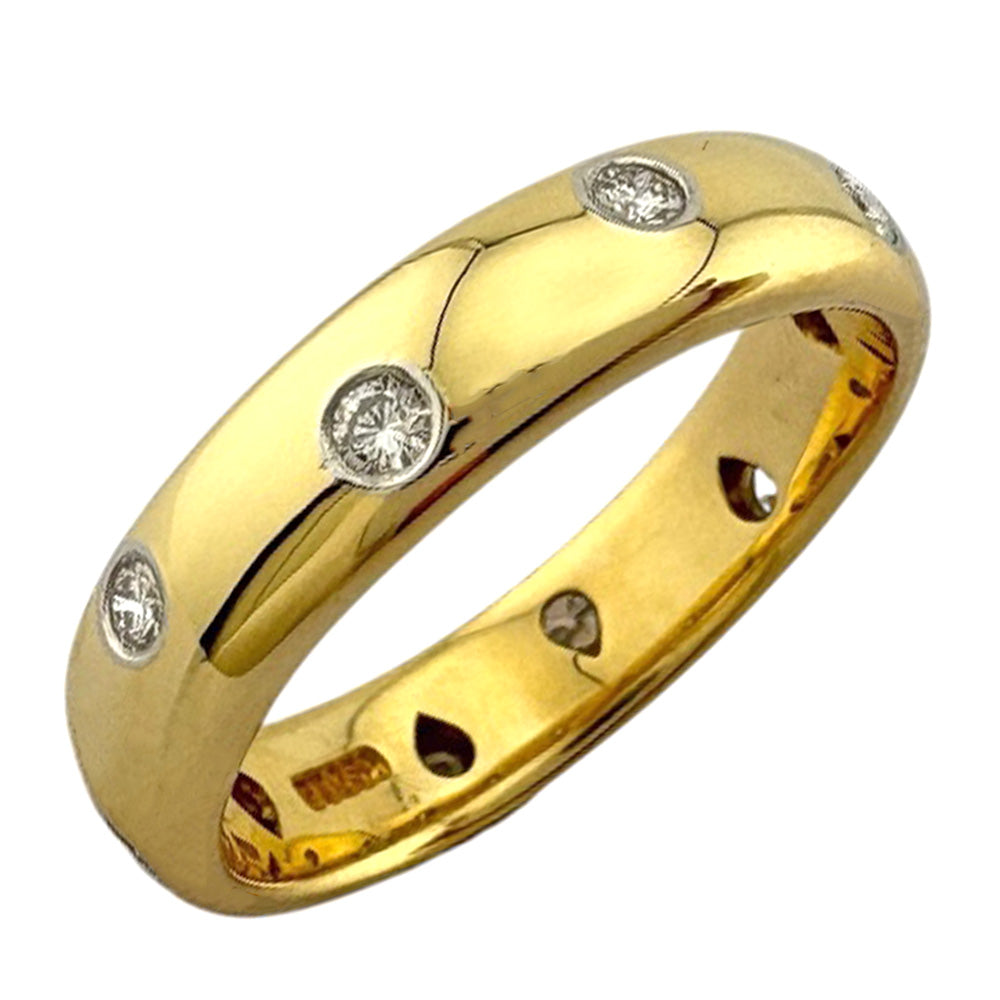 TIFFANY&Co. ティファニー ドッツ リング 指輪 13号 18金 K18イエロー