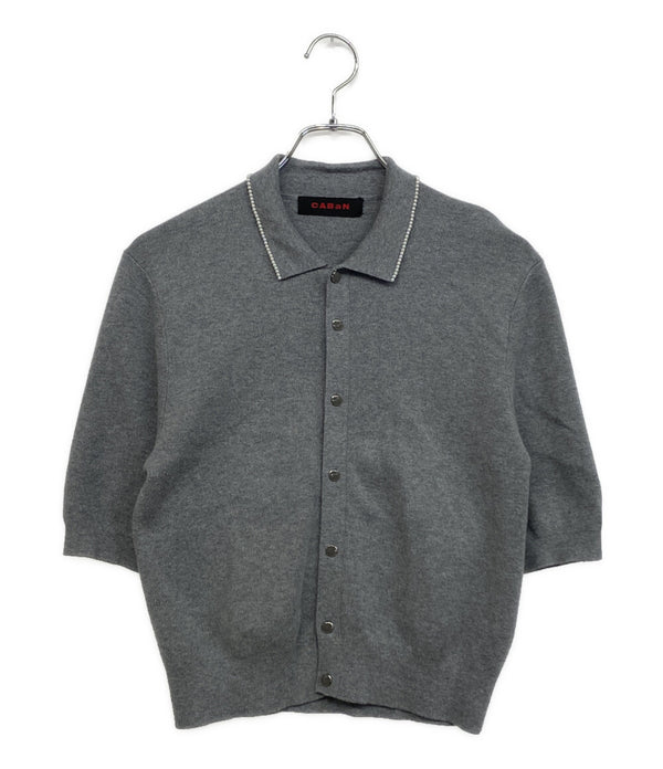 CABaN キャバン パールポロカーディガン コットンカシミヤ 25SS 39-02