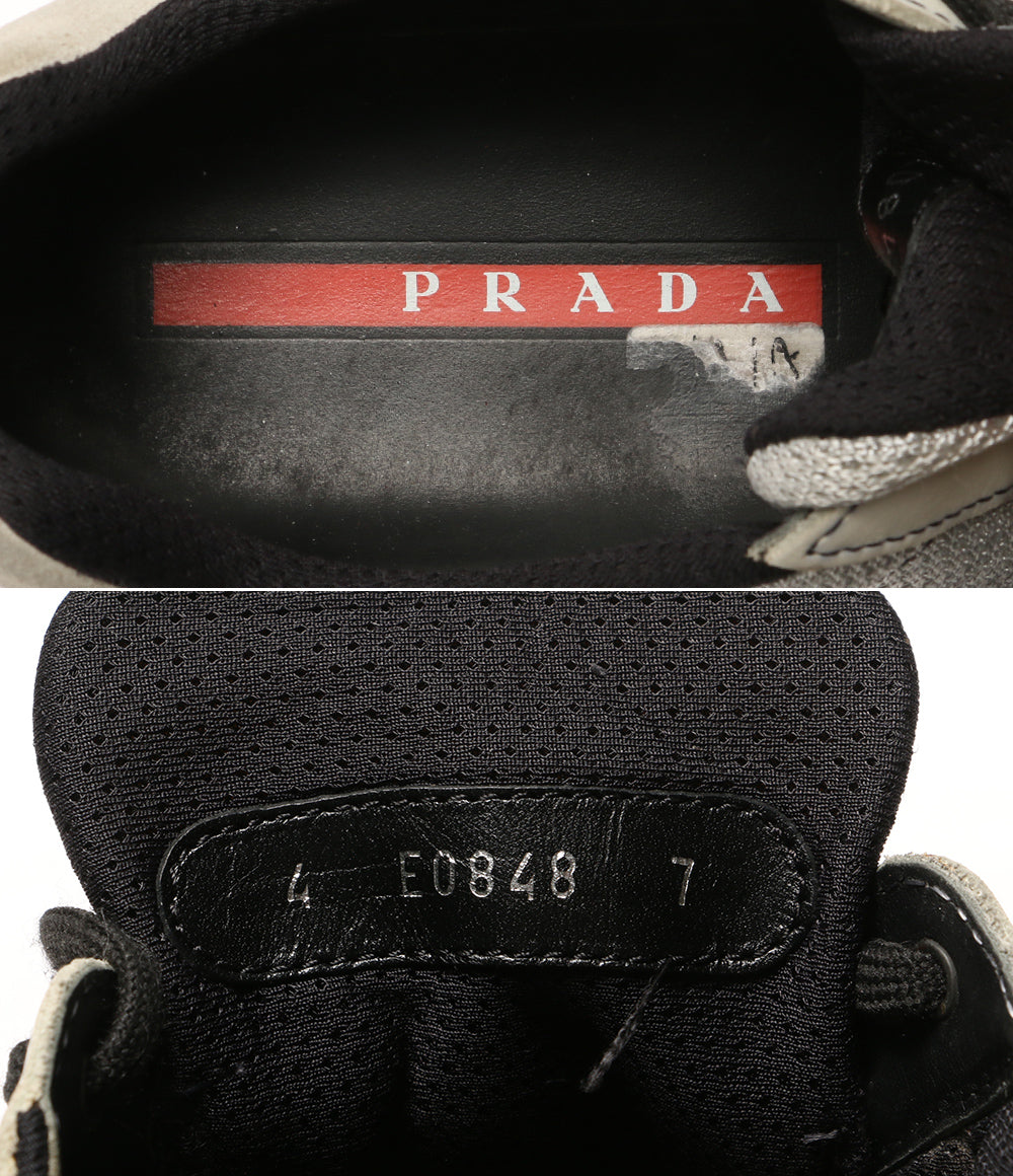 PRADA SPORTS ベルテッドスクエアスニーカー E0848 メンズ SIZE 7