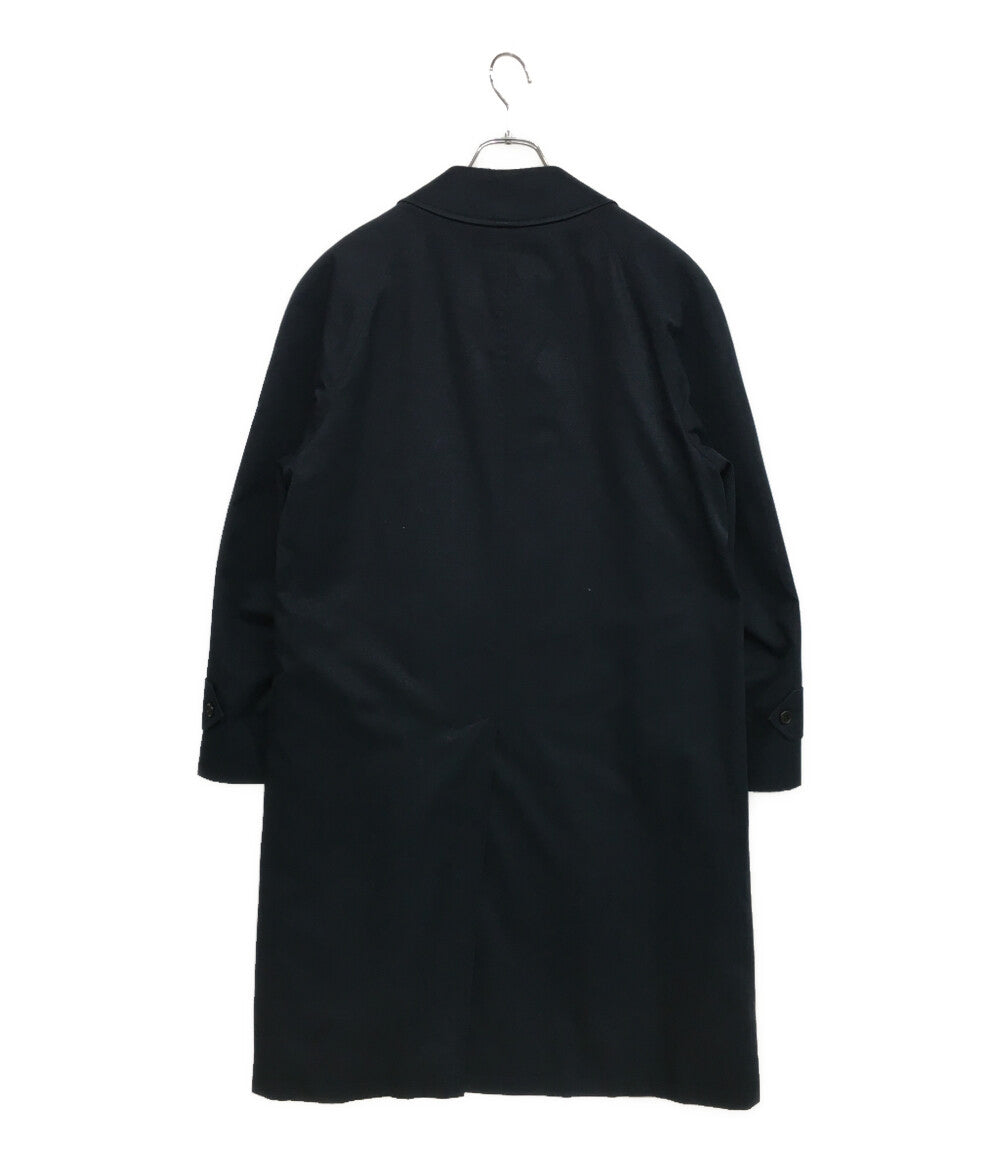 Burberrys ステンカラーコート 裏地チェック ネイビー メンズ SIZE