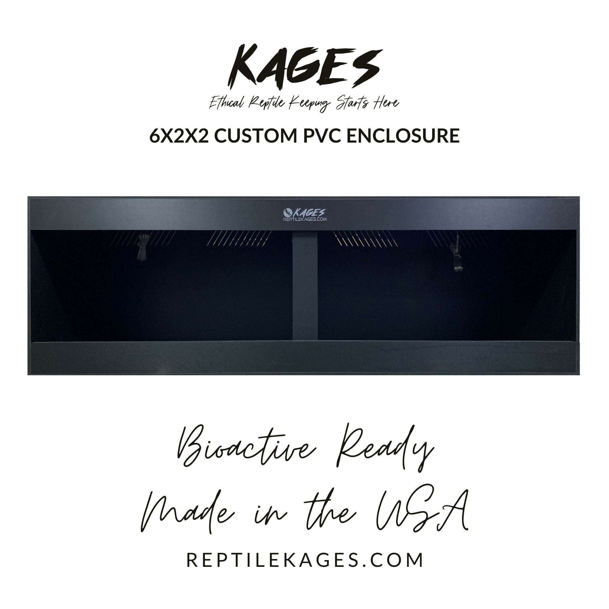 6'x2'x2' PVC White Reptile Cages | Custom Reptile Kages Enclosures