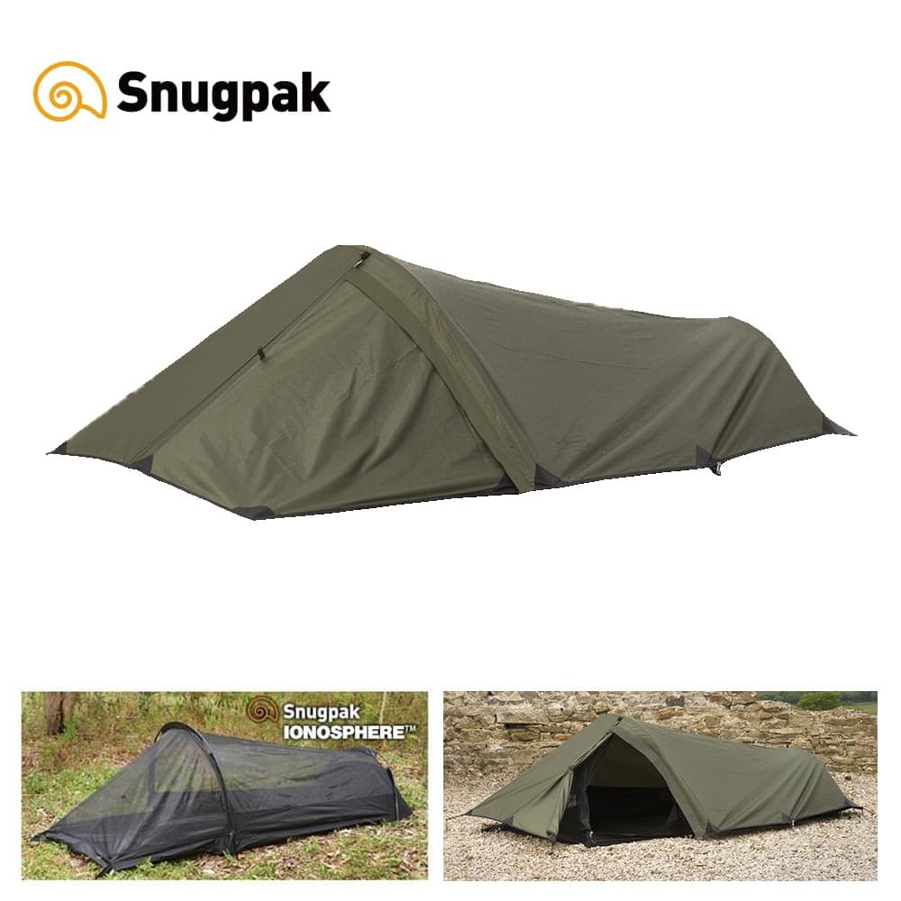 Snugpak テント Ionosphere イオノスフィア 軽量 1人用 収納バッグ付き