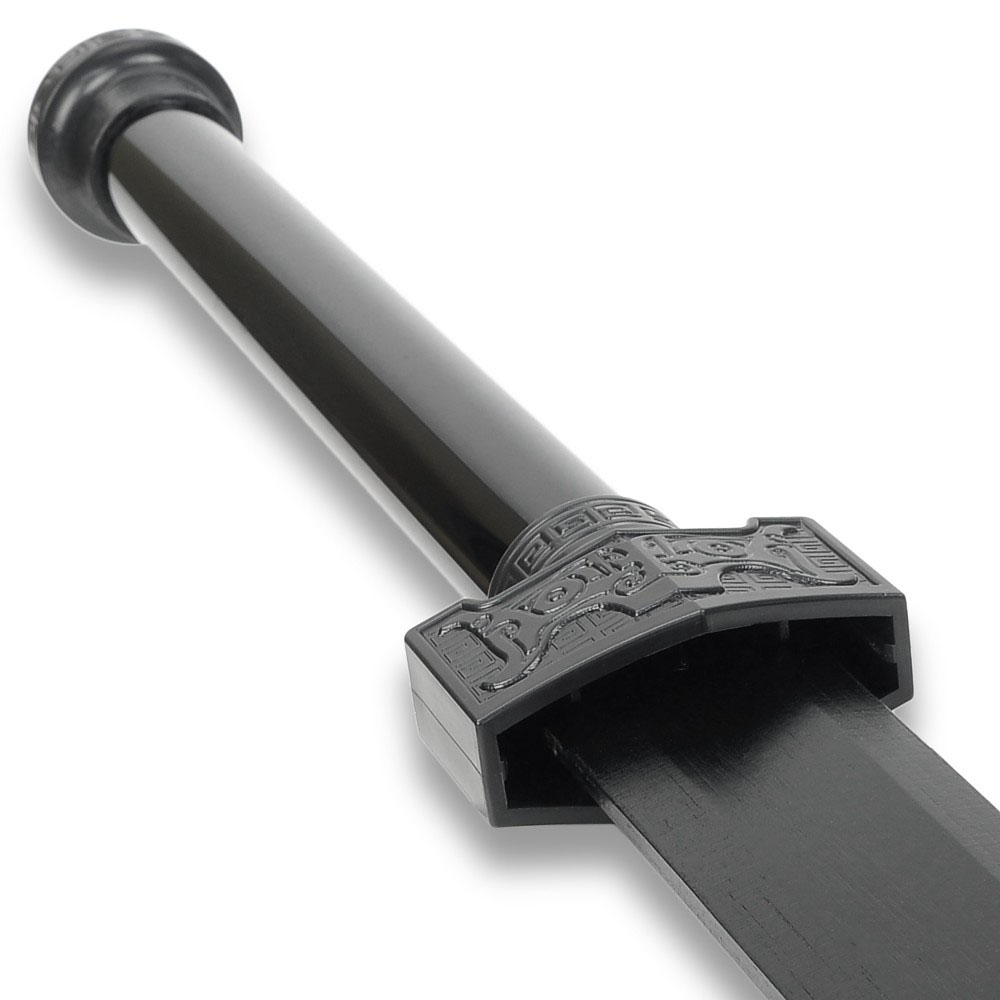 中国剣 ジャン 軽量模造刀 全長100cm 木製 ブラック | ミリタリー