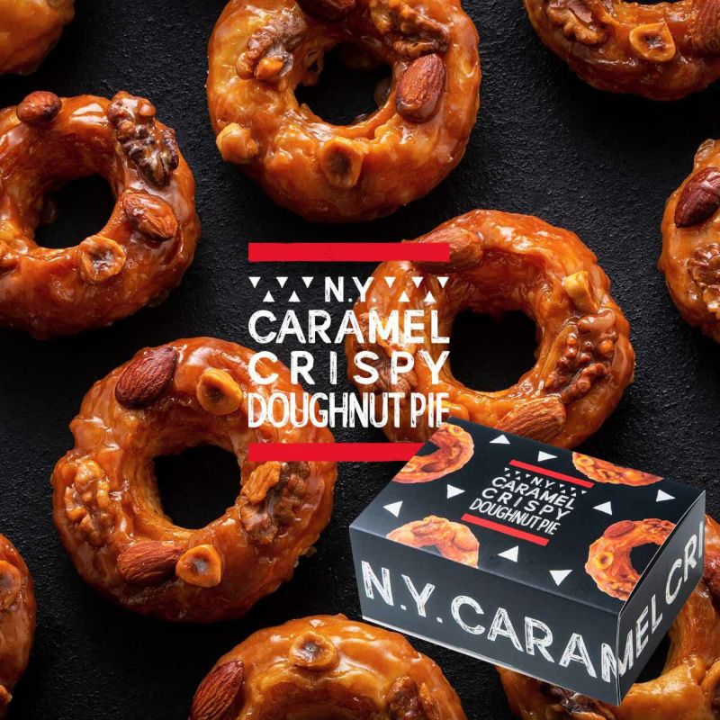 N.Y.キャラメルクリスピードーナッツパイ 4個入(ccdp-1t) （プランタン