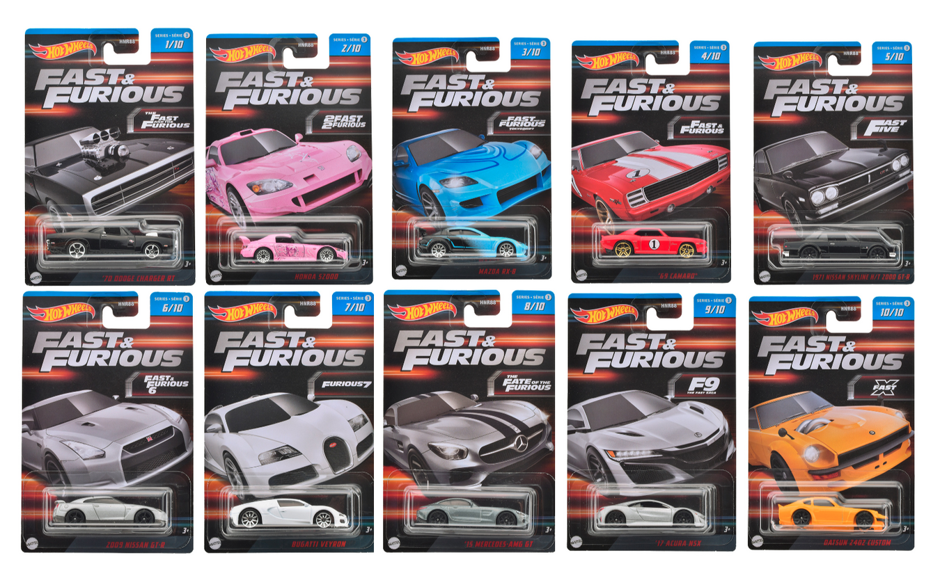 怒涛の『ワイスピ』祭だ！ 歴代劇中車がイッキに16車種ラインアップ