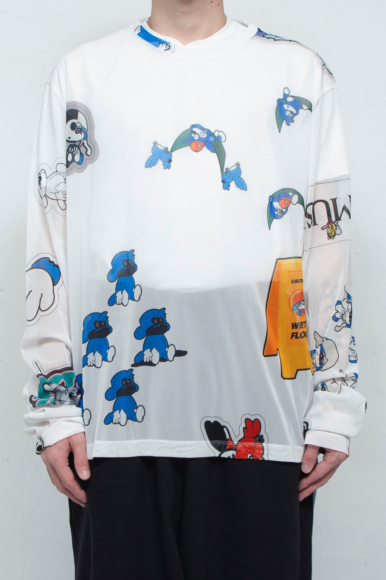 LSTEE/MESH/FLOCKING/ATOZ WHITE bodysong.（ボディソング）通販・店舗