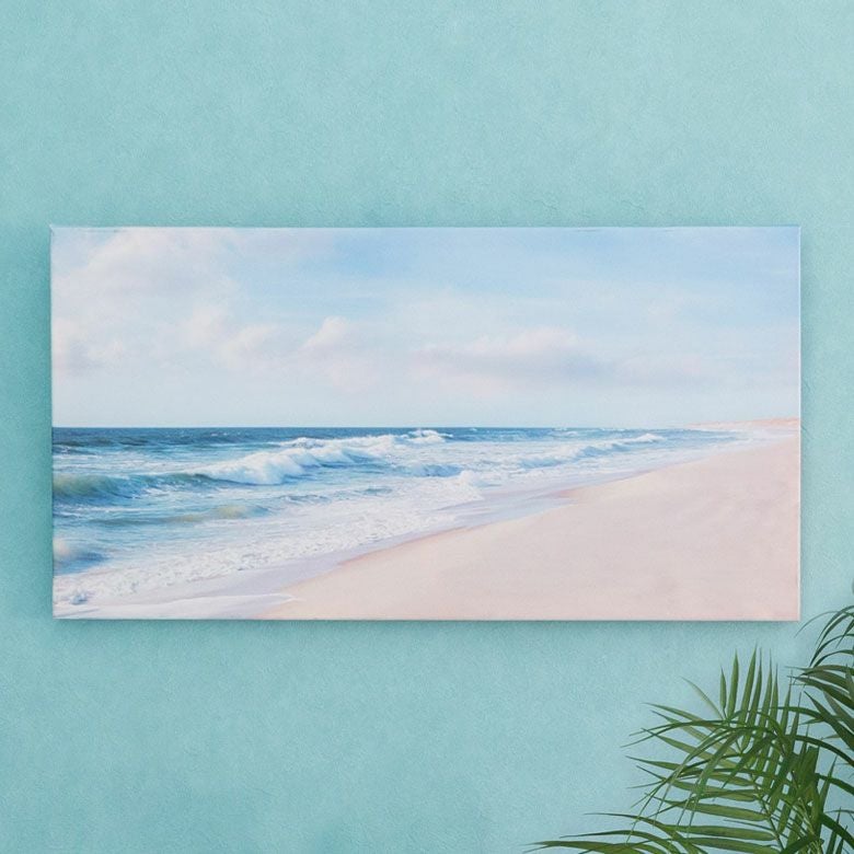 アートパネル 海 キャンパス 幅60cm 高さ30cm 絵 [66966]【 アート