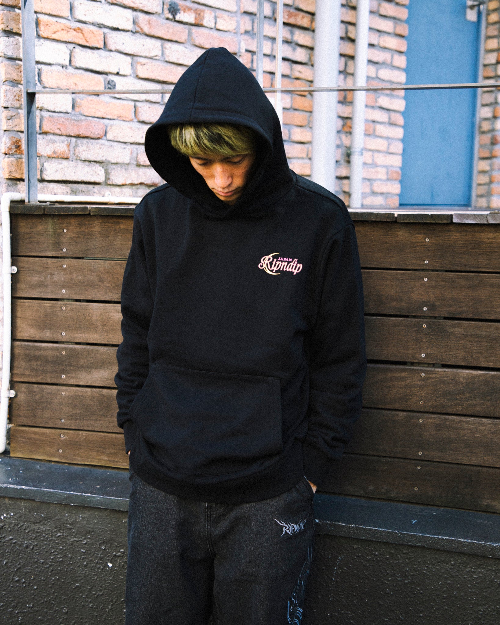 SAILOR NERM HOODIE (BLACK) – RIPNDIP TOKYO